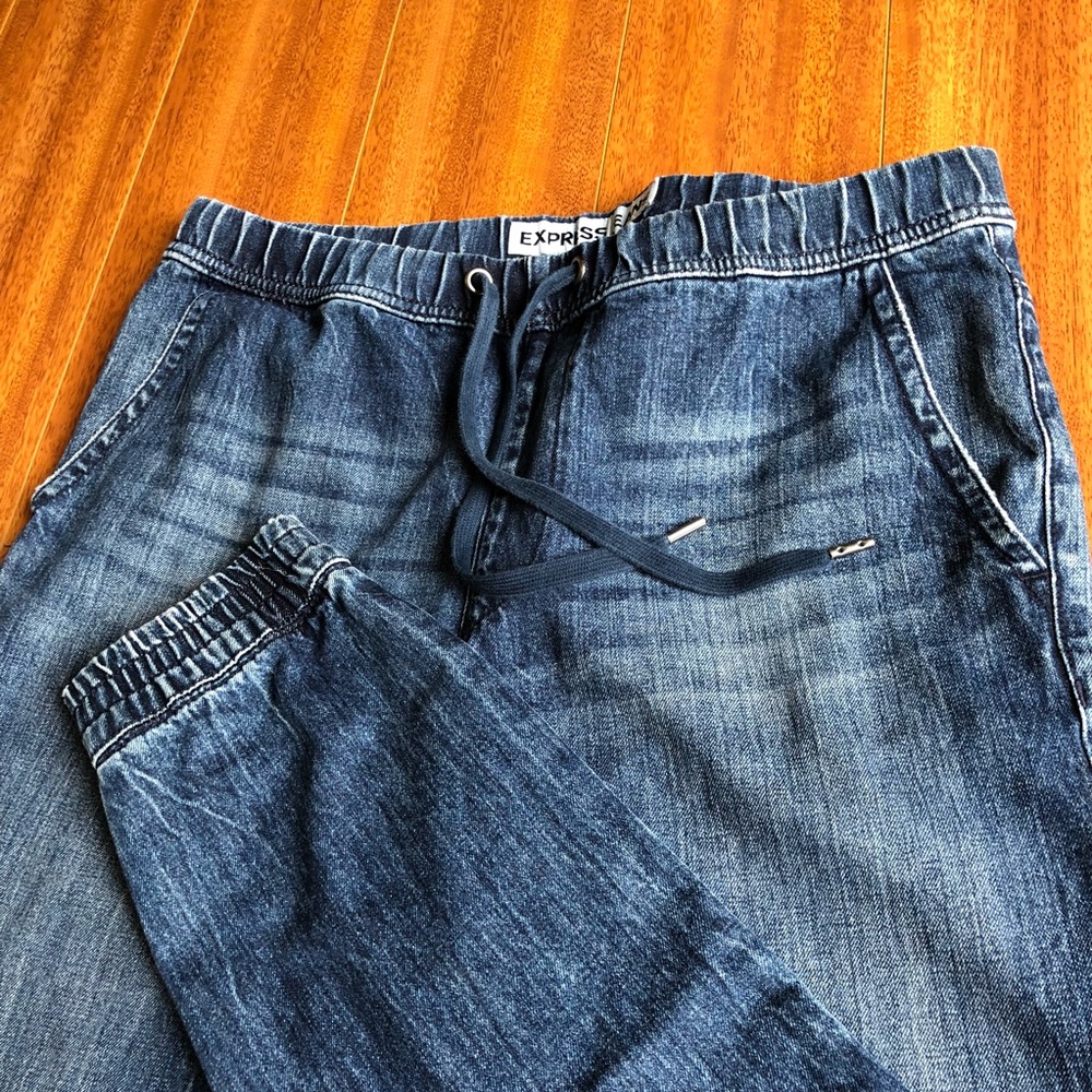 Express Denim Joggers